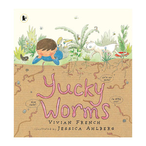 英文原版 Yucky Worms 小虫子大作用 蚯蚓自然史 科普绘本 自然故事 趣味认知 平装 科普入门/了解世界4-8岁