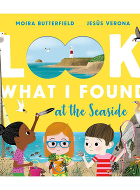 预售英文原版National Trust: Look What I Found at the Seaside看看我在海边发现了什么探索海边奥秘科普绘本 地球科学4-8岁