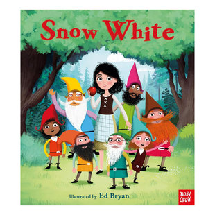 英文原版Nosy Crow Fairy Tales: Snow White白雪公主经典童话故事幽默复述经典童话 趣味插图 睡前故事平装绘本4-8岁