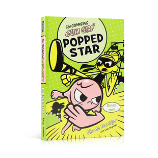 Book 儿童英语课外阅读桥梁章节漫画书 第三册：爆裂之星The Star Popped Girl Gum Gumazing 口香糖女孩 进口英文原版
