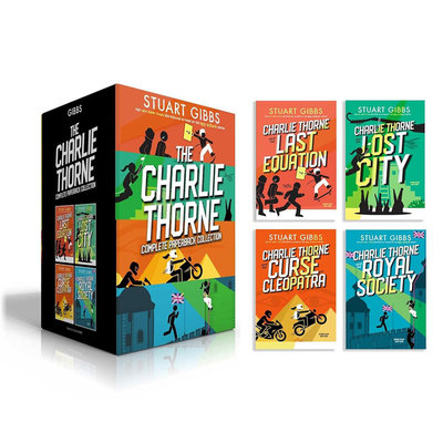 预售英文原版The Charlie Thorne Complete Paperback Collection (Boxed Set)查理索恩盒装1-4册盒装天才破译小说 14岁+