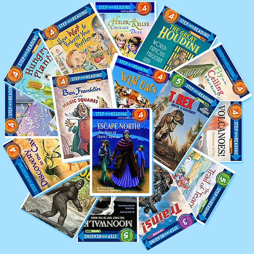 100元5本兰登英语分级阅读4/5】Step into reading L4 & L5系列英文原版儿童英语启蒙早教书 企鹅兰登英语分级阅读绘本