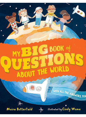 预售英文原版Big Book Of Questions About World关于世界 我的问题之书给孩子的问题大书科普读物 全彩插图 趣味问题精装4-8岁