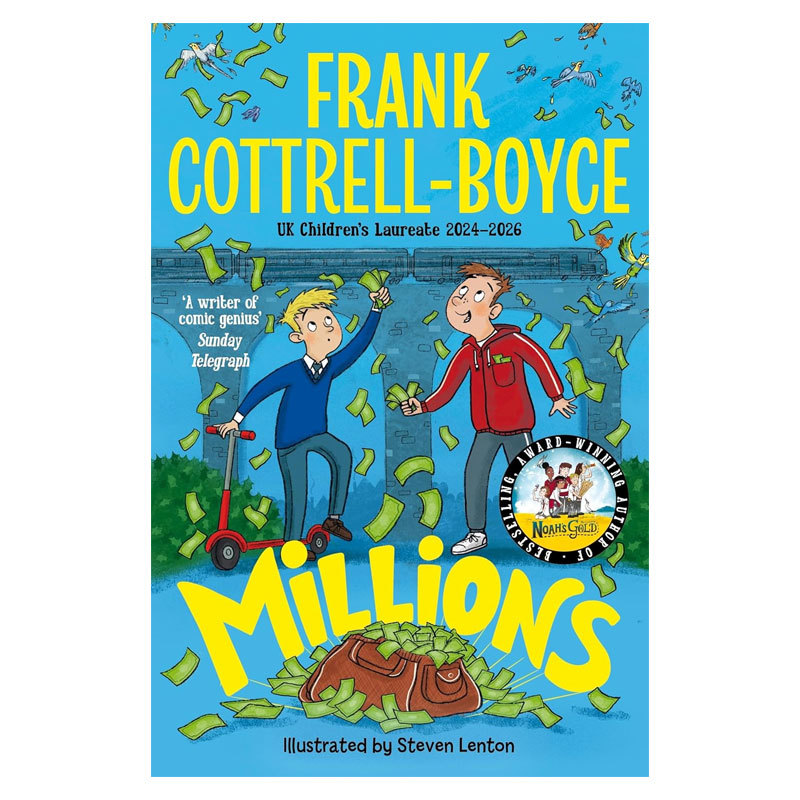 预售英文原版Millions百万英国儿童文学桂冠作家平装小说10-14岁幽默搞笑