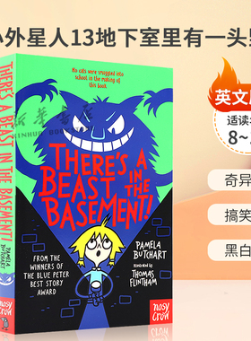 英文原版Baby Aliens #13:There's a Beast in the Basement!小小外星人13地下室里有一头野兽伊兹和朋友们的神秘冒险8-12岁
