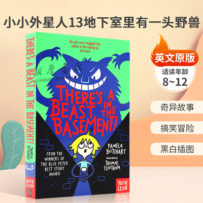 英文原版Baby Aliens #13:There's a Beast in the Basement!小小外星人13地下室里有一头野兽伊兹和朋友们的神秘冒险8-12岁