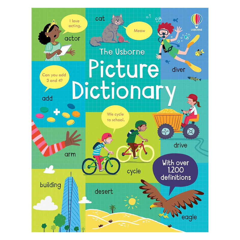 预售英文原版 Dictionaries & Thesaurus系列:Picture Dictionary 儿童英语图解词典 全彩插图单词定义 儿童单词认知启蒙精装绘本