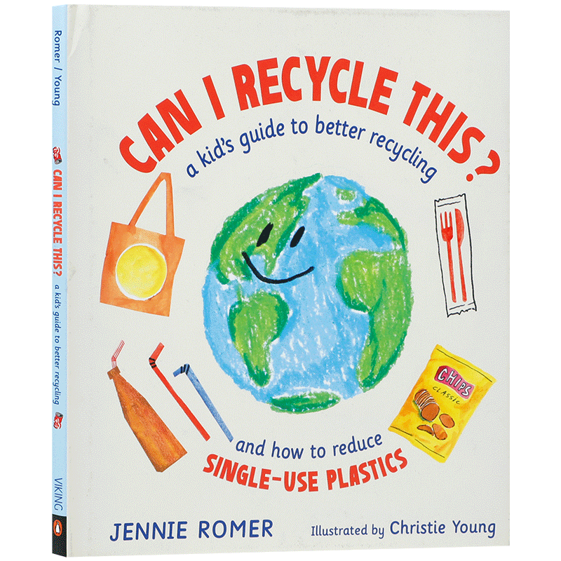 英文原版 Can I Recycle This? 回收利用  我可以回收这个吗？ 4-8岁儿童宝宝启蒙培养环保意识STEAM读物精装 提升环保意识
