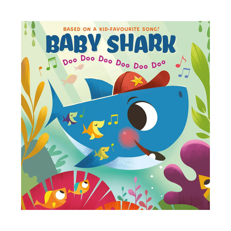 英文原版 A Baby Shark Book系列 Baby Shark: Doo Doo Doo Doo Doo Doo 鲨鱼宝宝平装绘本 儿童睡前经典歌曲故事绘本 1-3岁