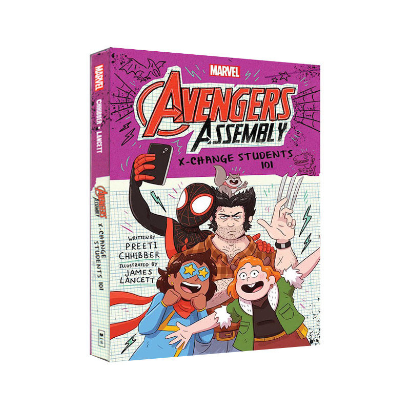 英文原版 X-Change Students 101 (Marvel Avengers Assembly #3) X交换生101(漫威:复仇者联盟大会#3) 经典漫威英雄漫画书