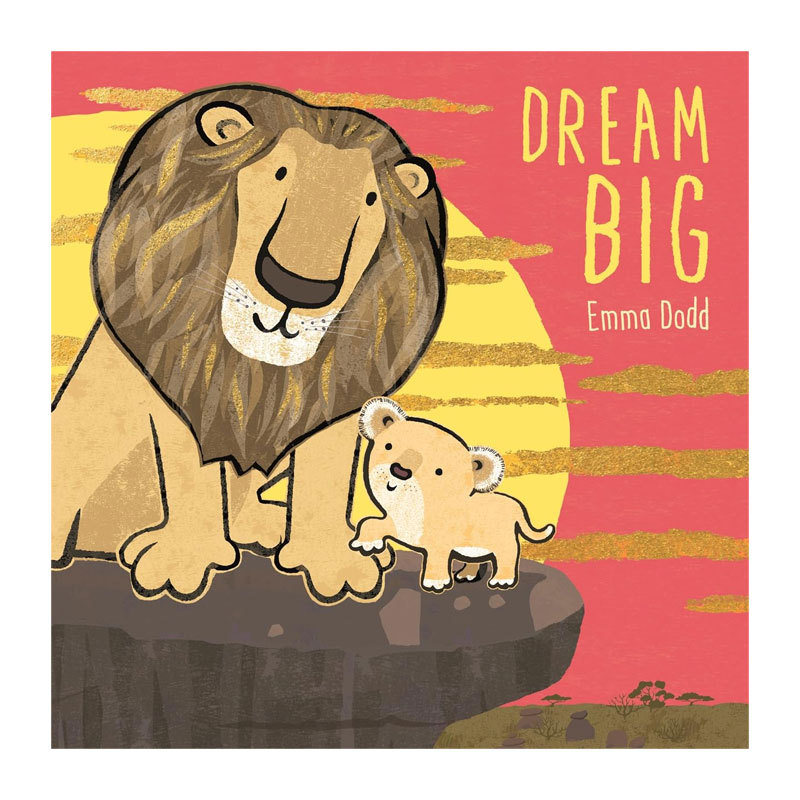 预售英文原版 Dream Big 胸怀壮志 儿童启蒙英语故事精装绘本 爱的表白书 亲子互动家庭亲情教育书籍 2-6岁