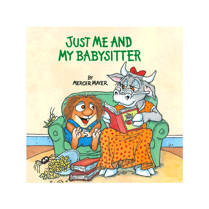英文原版绘本Just Me and My Babysitter 只有我和保姆 培养良好行为与习惯平装趣味绘本 生活故事 启蒙认知 4-8岁