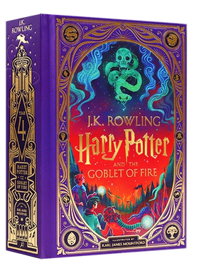 2025年新品第四部 哈利·波特与火焰杯精装（互动插图版）Harry Potter and the Goblet of Fire 英文原版魔法科幻小说 JK罗琳