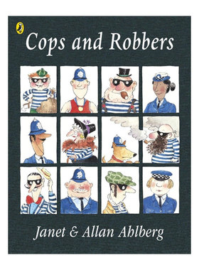 预售英文原版Cops and Robbers警察和劫匪一场偷走所有玩具的犯罪故事趣味绘本 节日冒险平装冒险故事 2-6岁