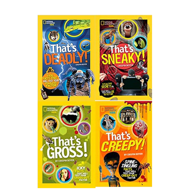 英文原版 That's系列3册That's Gross/Deadly/Sneaky美国国家地理儿童启蒙认知科普读物英语课外阅读书National Geographic