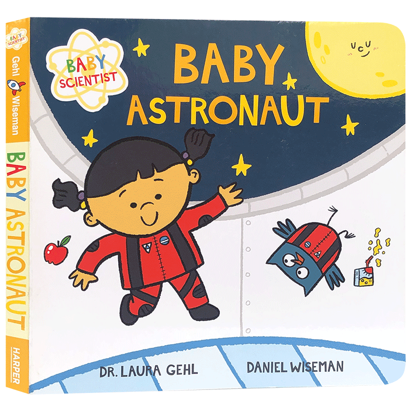 小小科学家 宇航员 Baby Scientist: Astronaut  科学家宝宝系列 宇宙太空航空科普早教英语启蒙 英文原版绘本 space solar system