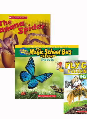 【部分送音频】英文原版 Engage Literacy 学乐彩虹桥分级 The Banana Spider 儿童启蒙认拓展视野 昆虫科普桥梁书 系列3册