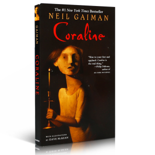 英文原版小说Coraline鬼妈妈同名奇幻电影原著献给敢于面对世界的不完美而敢于奋斗的人十周年纪念版进口英语书籍Neil Gaiman