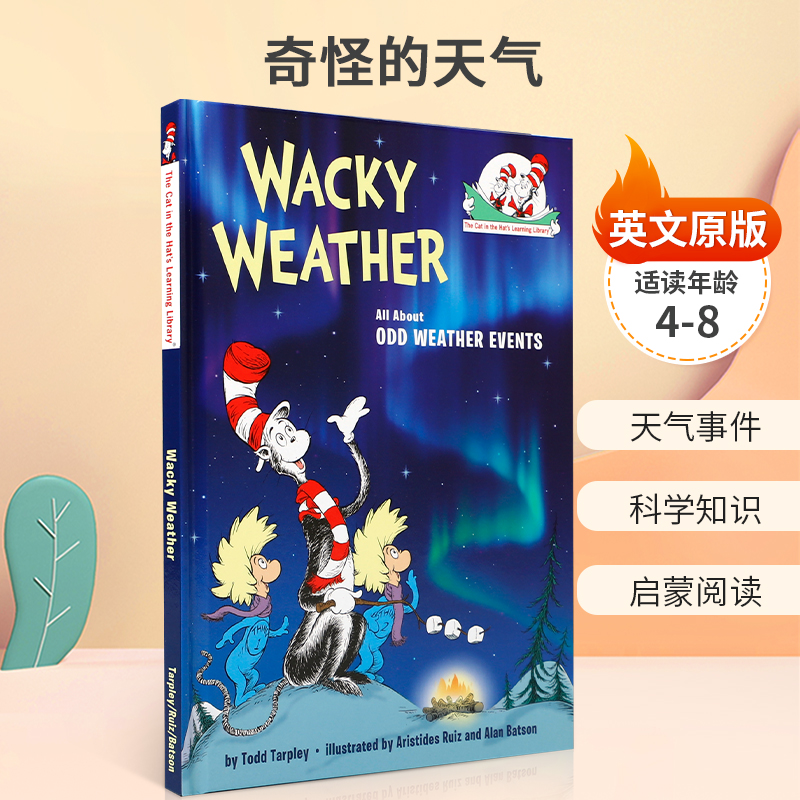 Wacky Weather奇怪的天气All About Odd Weather Events 平装Dr. Seuss 介绍古怪的天气事件 4-8岁儿童启蒙科学知识精装绘本