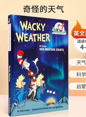 Wacky Weather奇怪的天气All About Odd Weather Events 平装Dr. Seuss 介绍古怪的天气事件 4-8岁儿童启蒙科学知识精装绘本