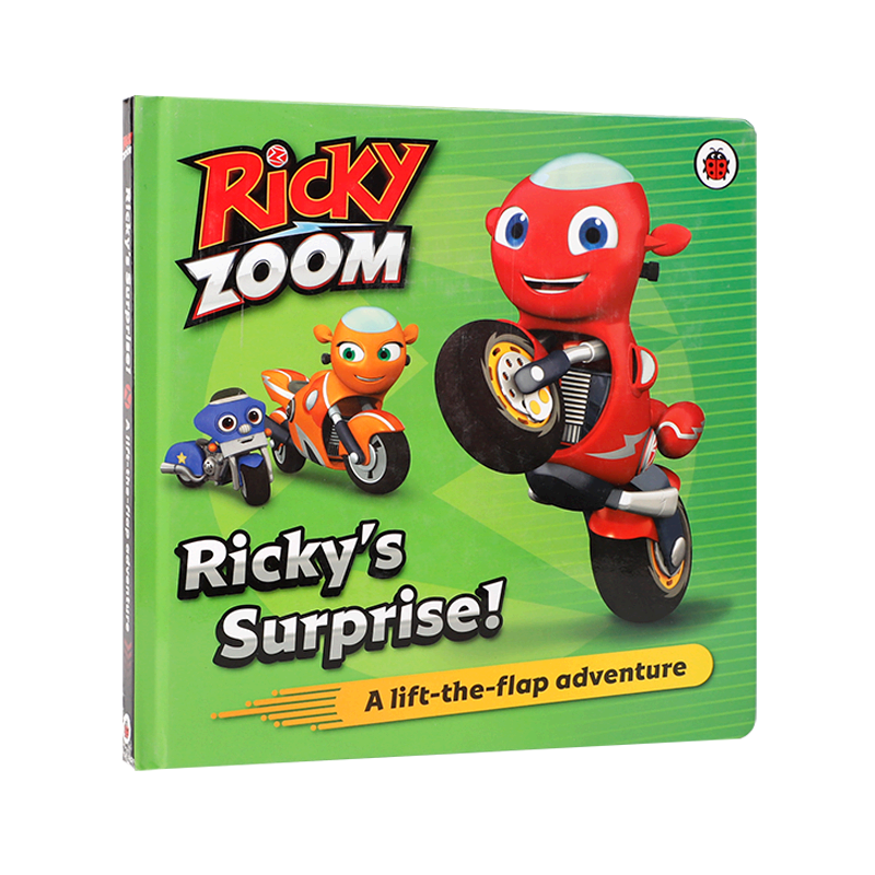 英文原版Ricky Zoom: Ricky's Surprise瑞奇-扎姆:瑞奇的惊喜Ladybird出版幼儿英语早教启蒙绘本 宝宝撕不烂纸板书童话寓言故事书