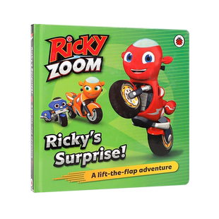 英文原版Ricky Zoom: Ricky's Surprise瑞奇-扎姆：瑞奇的惊喜Ladybird出版幼儿英语早教启蒙绘本 宝宝撕不烂纸板书童话寓言故事书