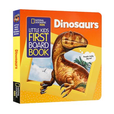 英文原版 美国国家地理 National Geographic Kids Little Kids First Board Book Dinosaurs 恐龙 儿童启蒙学习科普百科纸板书