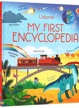 英文原版进口My first encyclopedia我的第一本百科全书Usborne尤斯伯恩出版6-9岁儿童启蒙认知英语绘本百科科普读物童书精装