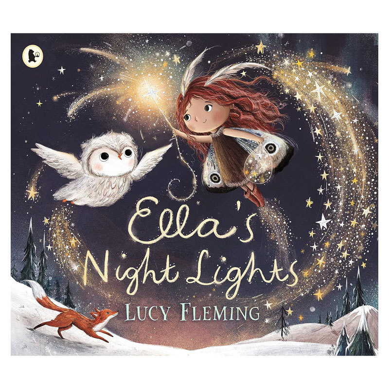 英文原版Ella's Night Lights艾娜的夜灯善良和友谊魔法幻想 睡前故事 梦幻故事平装4-8岁