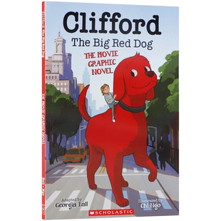 英文原版 大红狗克里弗德Clifford The Big Red Dog: The Movie Graphic Novel 动画电影改编 儿童英语趣味阅读冒险故事全新漫画书