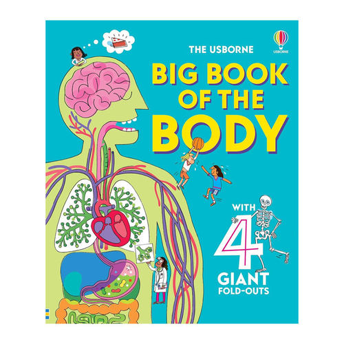 预售英文原版Big Book of The Body尤斯伯恩大书 人体双面超长拉页折叠科普书精装steam读物科普百科8-12岁