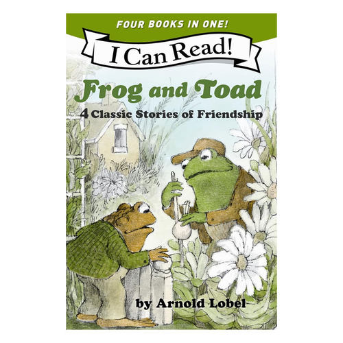 预售英文原版Frog and Toad: 4 Classic Stories of Friendship青蛙与蟾蜍 4个经典友谊故事经典动物友谊与冒险分级读物平装4-8岁