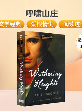 英文原版呼啸山庄Wuthering Heights by Emily Bronte一个关于爱与复仇的故事著名作家Emily Bront经典文学小说青少年英语进阶