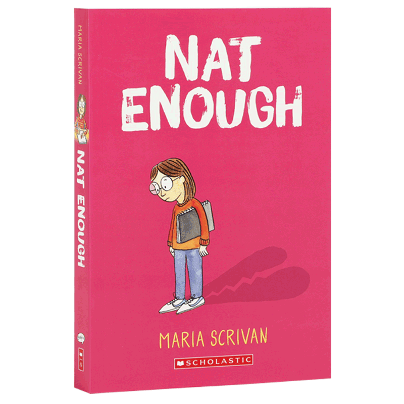 英文原版 Nat Enough #1 Nat Enough 娜塔莉足够好了儿童文学少儿读物课外阅读青少年学习英语漫画小说平装纽约时报畅销书作者作品