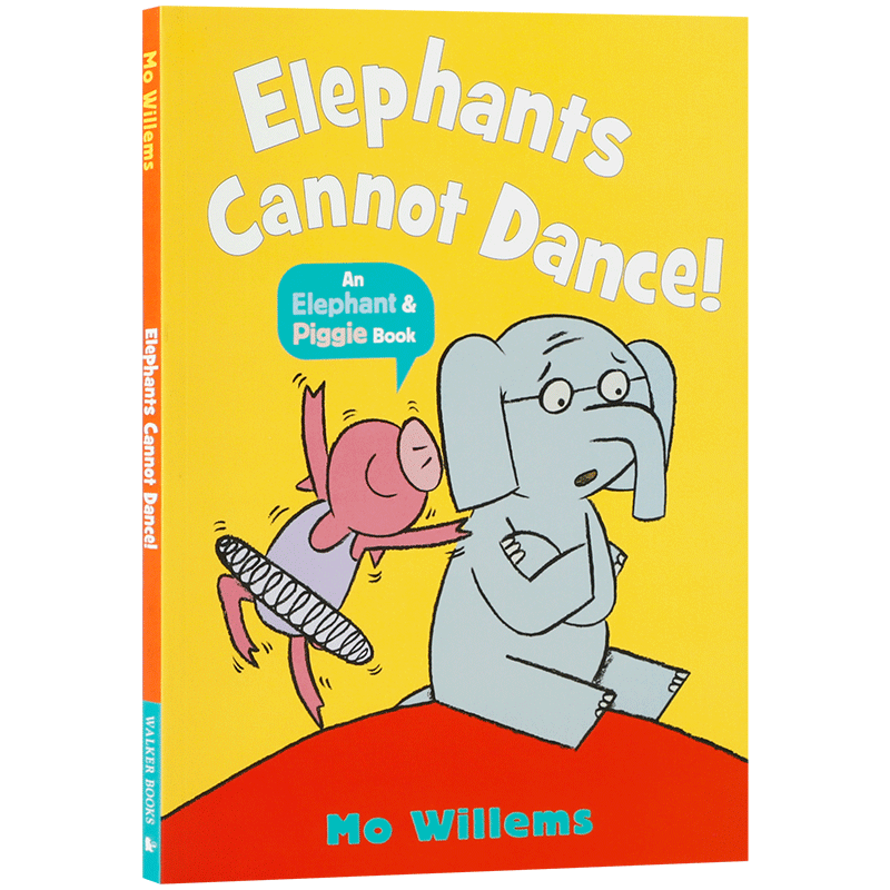 Elephant&Piggie:Elephants Cannot Dance!小猪小象系列:小象不会跳舞 吴敏兰推荐书单小猪小象系列 4-8岁 启蒙平装绘本