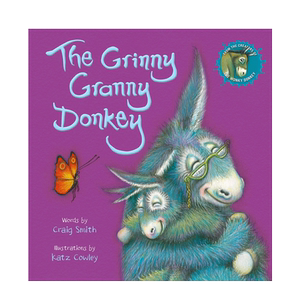 【扫码听音频】英文原版 The Grinny Granny Donkey 露齿大笑的驴子外婆 古怪的驴续集 4-8岁儿童宝宝启蒙益智幽默搞笑绘本