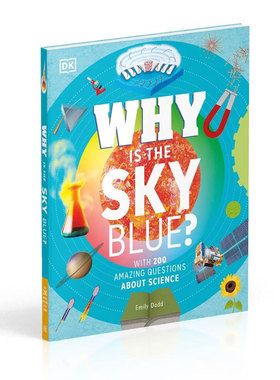 英文原版Why Is the Sky Blue?DK天空为什么是蓝色的关于科学的 200 个惊人问题科学探索 科普百科 全彩图解精装STEAM读物