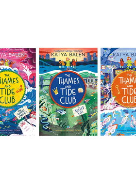 泰晤士与潮汐俱乐部 系列3本The Thames and Tide Club: Squid Invasion The Thames and Tide Club: The Ghost Pirates英文原版