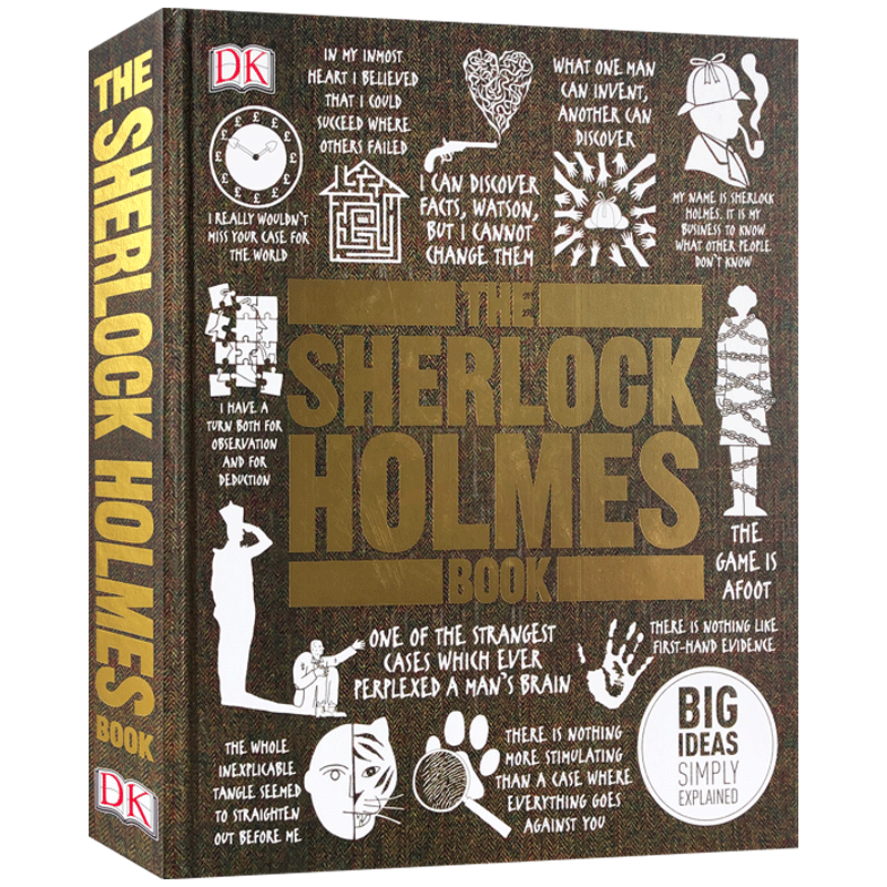 英文原版 DK科学百科图解 The Sherlock Holmes Book 夏洛克·福尔摩斯图解 人类的思想百科丛书