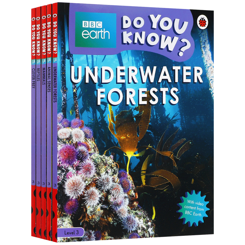 赠音视频BBC地球脉动系列等级3【11册】英文原版Do You Know? 你知道吗 6-9岁儿童英语课外阅读读物 爬行动物知识科普认知百科书