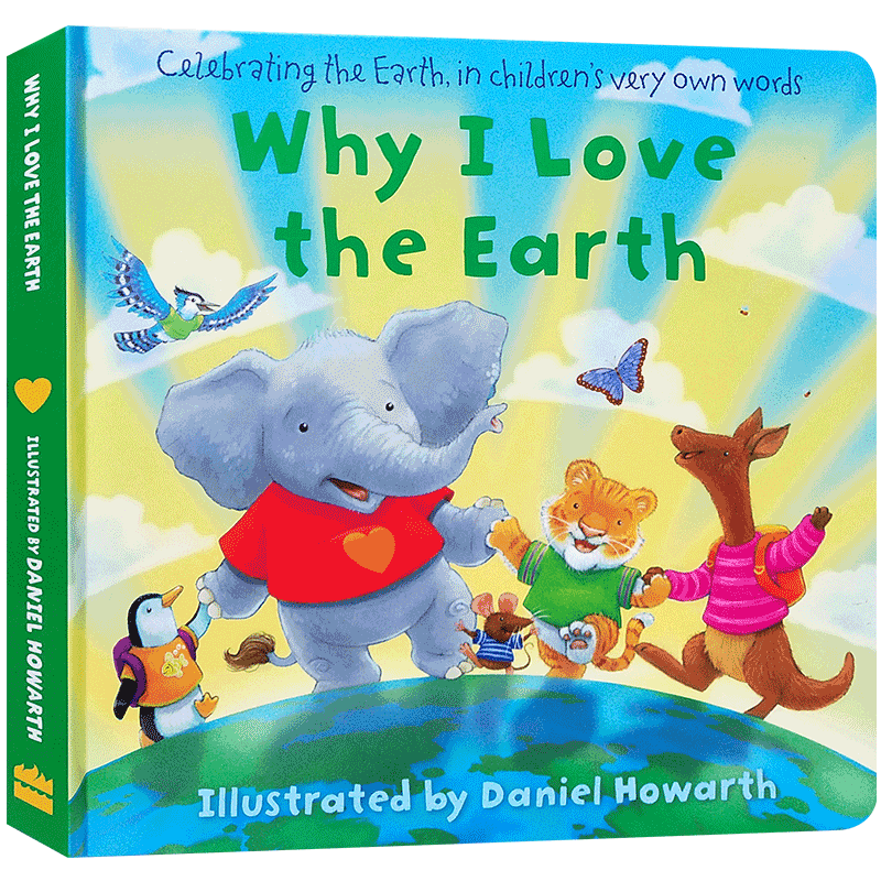 我爱地球家园 环保主题 Why I Love The Earth 纸板  保护环境  英文原版儿童图书  温馨可爱 亲子共读 my mum daddy dad同系列