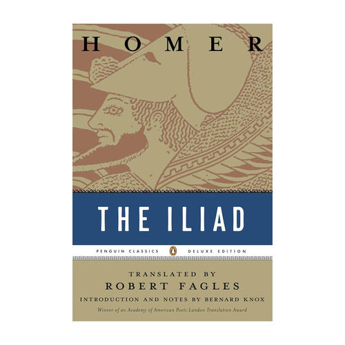 预售英文进口原版 The Iliad 荷马史诗三部曲 伊利亚 企鹅经典豪华版毛边收藏 西方古典文学源头 青少年文学收藏平装诗歌书 18岁+