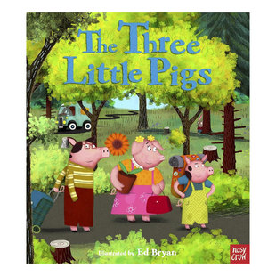 英文原版Nosy Crow Fairy Tales: The Three Little Pigs三只小猪经典童话故事幽默复述趣味插图 睡前故事平装绘本4-8岁