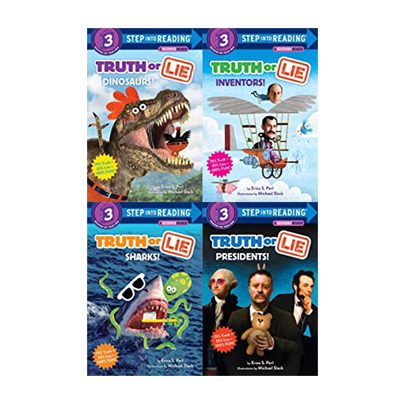 企鹅兰登英语分级阅读【5册】英文原版 Step Into Reading level 3 Truth or Lie 儿童英语早教启蒙分级读物Random House兰登书屋
