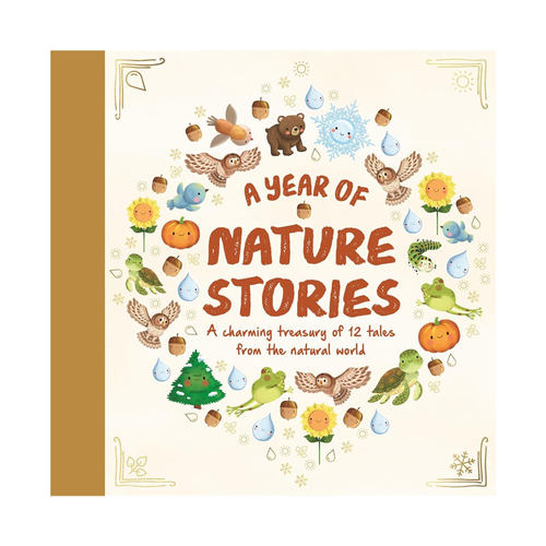 英文原版Autumn A Year of Nature Stories一年的自然故事12个小故事精装绘本科普入门/了解世界4-8岁