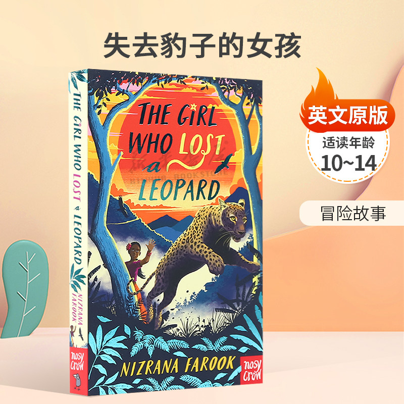 英文原版The Girl Who Lost a Leopard失去豹子的女孩丛林冒险故事平装小说冒险故事10-14岁