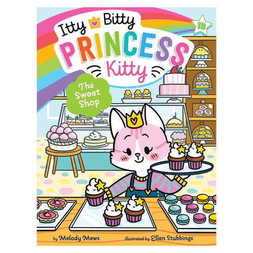 英文原版Itty Bitty Princess Kitty #13: The Sweet Shop小猫公主13可爱小猫公主冒险之旅 桥梁章节书神话传说8-12岁