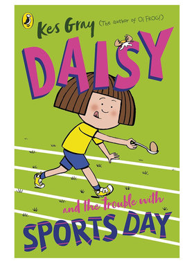 预售英文原版Daisy and the Trouble with Sports Day黛西和运动日的烦恼鬼马精灵黛西的黑白插图 搞笑冒险 桥梁/章节书8-12岁