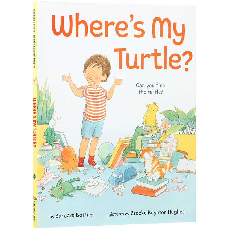 英文原版 Where's My Turtle? 我的乌龟在哪里 儿童想象力创造力启蒙绘本 4-8岁儿童宝宝启蒙益智互动阅读绘本精装