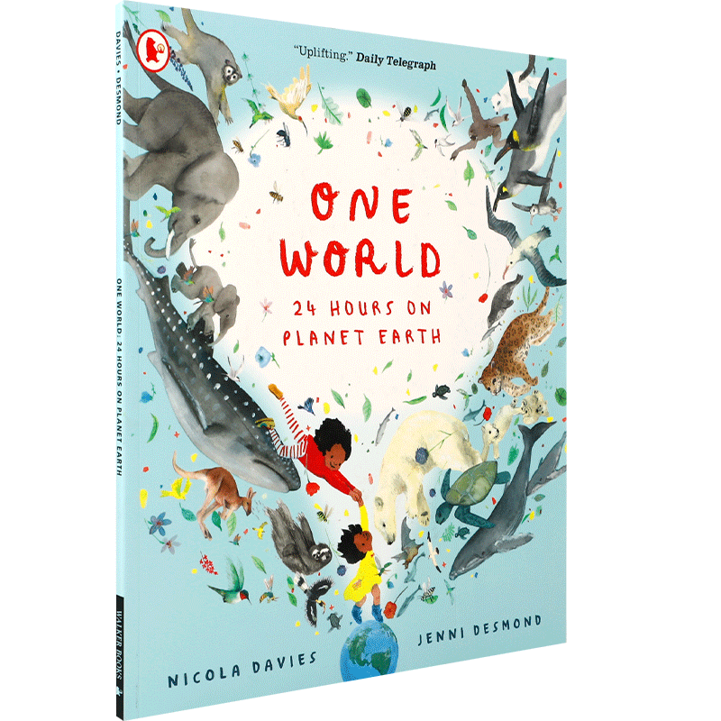 同一个世界:地球上的24小时One World: 24 Hours on Earth 10-12岁儿童趣味科普百科 太空冒险 启发想象力平装绘本图画书